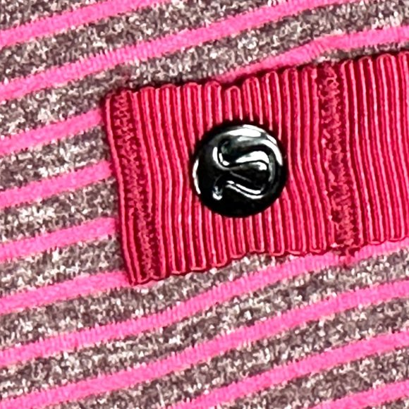 Lululemon Vinyasa Rulu Scarf Hyper Stripe Heathered Bordeaux Drama - Picture 6 of 13